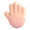 raised back of hand emoji